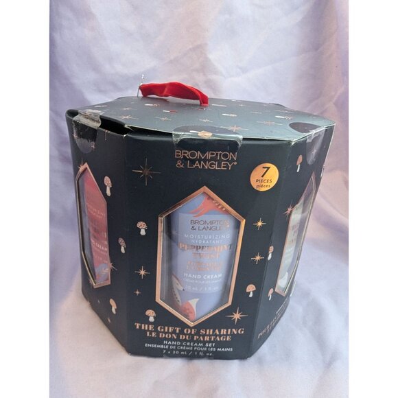 Brompton & Langley Hand Cream Set Winter Snow Cranberry Peppermint Pine Vanilla - Picture 4 of 9